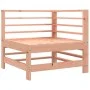 Corner sofa with solid Douglas fir wood cushions by vidaXL, Modular outdoor sofas - Ref: Foro24-825658, Price: 107,88 €, Disc...