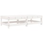 Garden stools with cushions 2 pcs solid white pine wood by vidaXL, Modular outdoor sofas - Ref: Foro24-825584, Price: 146,48 ...