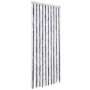 Cortina mosquitera gris y blanco chenilla 90x220 cm