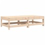 Gartenhocker mit Kissen 2 Stück aus massivem Kiefernholz von vidaXL, Modulare Sofas für den Außenbereich - Ref: Foro24-825583...