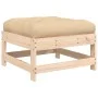 Garden stools with cushions 2 pcs solid pine wood by vidaXL, Modular outdoor sofas - Ref: Foro24-825583, Price: 91,05 €, Disc...