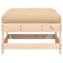 Garden stools with cushions 2 pcs solid pine wood by vidaXL, Modular outdoor sofas - Ref: Foro24-825583, Price: 91,05 €, Disc...