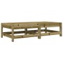 Garden stools with cushions 2 pcs impregnated pine wood by vidaXL, Modular outdoor sofas - Ref: Foro24-825589, Price: 109,48 ...