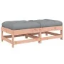 Garden stools with cushions 2 pcs Douglas fir wood by vidaXL, Modular outdoor sofas - Ref: Foro24-825588, Price: 104,76 €, Di...