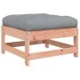 Garden stools with cushions 2 pcs Douglas fir wood by vidaXL, Modular outdoor sofas - Ref: Foro24-825588, Price: 104,76 €, Di...