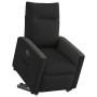 Sillón eléctrico reclinable elevable de tela negro