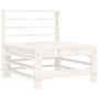 Central sofa with solid white pine wood cushions by vidaXL, Modular outdoor sofas - Ref: Foro24-825661, Price: 84,75 €, Disco...