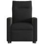 Sillón de masaje eléctrico reclinable elevable tela negro