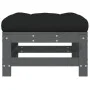 Garden stools with cushions 2 pcs solid pine wood gray by vidaXL, Modular outdoor sofas - Ref: Foro24-825697, Price: 155,30 €...