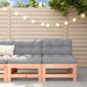 Central sofas with cushions 2 pcs solid wood Douglas fir by vidaXL, Modular outdoor sofas - Ref: Foro24-825693, Price: 129,76...