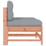 Zentralsofas mit Kissen 2 Stück Massivholz Douglasie von vidaXL, Modulare Sofas für den Außenbereich - Ref: Foro24-825693, Pr...