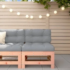 Central sofa with solid Douglas fir wood cushions by vidaXL, Modular outdoor sofas - Ref: Foro24-825665, Price: 74,17 €, Disc...
