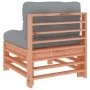 Central sofa with solid Douglas fir wood cushions by vidaXL, Modular outdoor sofas - Ref: Foro24-825665, Price: 74,17 €, Disc...