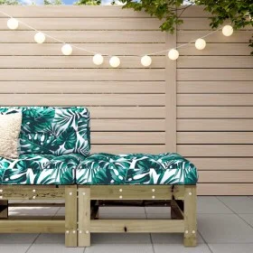 Garden stool with impregnated pine wood cushion by vidaXL, Modular outdoor sofas - Ref: Foro24-825673, Price: 65,42 €, Discou...