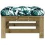 Garden stool with impregnated pine wood cushion by vidaXL, Modular outdoor sofas - Ref: Foro24-825673, Price: 65,42 €, Discou...