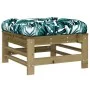 Garden stool with impregnated pine wood cushion by vidaXL, Modular outdoor sofas - Ref: Foro24-825673, Price: 65,42 €, Discou...