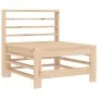 Central sofa with solid pine wood cushions by vidaXL, Modular outdoor sofas - Ref: Foro24-825660, Price: 71,11 €, Discount: %