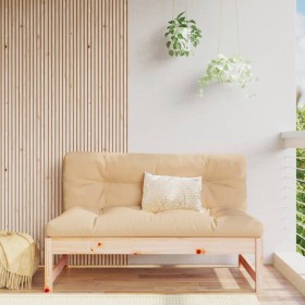 Sofá central madera maciza de pino 120x80 cm