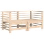 Corner sofas with 2 solid pine wood cushions by vidaXL, Modular outdoor sofas - Ref: Foro24-825681, Price: 131,26 €, Discount: %