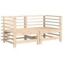 Corner sofas with 2 solid pine wood cushions by vidaXL, Modular outdoor sofas - Ref: Foro24-825681, Price: 131,26 €, Discount: %