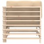 Corner sofas with 2 solid pine wood cushions by vidaXL, Modular outdoor sofas - Ref: Foro24-825681, Price: 131,26 €, Discount: %