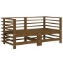 Corner sofas and cushions 2 pcs solid honey brown pine wood by vidaXL, Modular outdoor sofas - Ref: Foro24-825684, Price: 241...