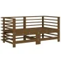 Ecksofas und Kissen 2 Stück aus massivem Kiefernholz, honigbraun von vidaXL, Modulare Sofas für den Außenbereich - Ref: Foro2...
