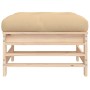 Garden stools with cushions 2 pcs solid pine wood by vidaXL, Modular outdoor sofas - Ref: Foro24-825695, Price: 86,14 €, Disc...
