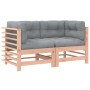 Corner sofas with cushions 2 pcs solid wood Douglas fir by vidaXL, Modular outdoor sofas - Ref: Foro24-825686, Price: 146,93 ...