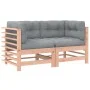 Corner sofas with cushions 2 pcs solid wood Douglas fir by vidaXL, Modular outdoor sofas - Ref: Foro24-825686, Price: 145,47 ...