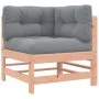Corner sofas with cushions 2 pcs solid wood Douglas fir by vidaXL, Modular outdoor sofas - Ref: Foro24-825686, Price: 145,47 ...