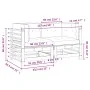 Corner sofas with cushions 2 units impregnated pine wood by vidaXL, Modular outdoor sofas - Ref: Foro24-825687, Price: 167,37...