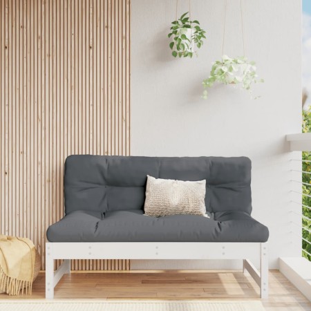 Central sofa made of solid white pine wood 120x80 cm by vidaXL, Modular outdoor sofas - Ref: Foro24-825731, Price: 97,51 €, D...