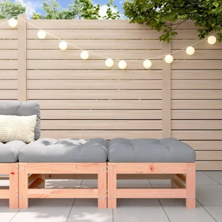 Garden stools with cushions 2 pcs Douglas fir wood by vidaXL, Modular outdoor sofas - Ref: Foro24-825700, Price: 135,80 €, Di...