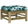Garden stools with cushions 2 pcs impregnated pine wood by vidaXL, Modular outdoor sofas - Ref: Foro24-825701, Price: 141,32 ...