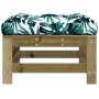 Garden stools with cushions 2 pcs impregnated pine wood by vidaXL, Modular outdoor sofas - Ref: Foro24-825701, Price: 142,96 ...