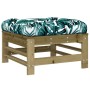 Gartenhocker mit Kissen 2 Stück imprägniertes Kiefernholz von vidaXL, Modulare Sofas für den Außenbereich - Ref: Foro24-82570...