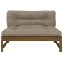 Zentrales Sofa aus massivem Kiefernholz honigbraun 120x80 cm von vidaXL, Modulare Sofas für den Außenbereich - Ref: Foro24-82...
