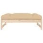 Gartenhocker aus massivem Kiefernholz 120x80 cm von vidaXL, Modulare Sofas für den Außenbereich - Ref: Foro24-825737, Preis: ...