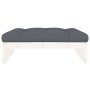Garden stool solid white pine wood 120x80 cm by vidaXL, Modular outdoor sofas - Ref: Foro24-825766, Price: 112,12 €, Discount: %