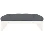 Garden stool solid white pine wood 120x80 cm by vidaXL, Modular outdoor sofas - Ref: Foro24-825766, Price: 112,12 €, Discount: %