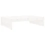 Garden stool solid white pine wood 120x80 cm by vidaXL, Modular outdoor sofas - Ref: Foro24-825766, Price: 112,12 €, Discount: %