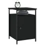 Nightstands 2 pcs black plywood 40x42x60 cm by vidaXL, Nightstands - Ref: Foro24-825864, Price: 71,58 €, Discount: %
