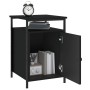 Nachttische 2 Stück schwarzes Sperrholz 40x42x60 cm von vidaXL, Nachttische - Ref: Foro24-825864, Preis: 72,47 €, Rabatt: %