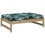 Impregnated pine wood garden stool 120x80 cm by vidaXL, Modular outdoor sofas - Ref: Foro24-825743, Price: 116,44 €, Discount: %