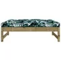 Impregnated pine wood garden stool 120x80 cm by vidaXL, Modular outdoor sofas - Ref: Foro24-825743, Price: 116,44 €, Discount: %