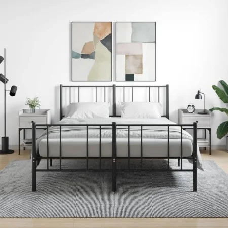 Mesitas noche 2 uds madera ingeniería gris Sonoma 40,5x31x60 cm de vidaXL, Mesitas de noche - Ref: Foro24-825900, Precio: 67,...