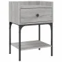 Mesitas noche 2 uds madera ingeniería gris Sonoma 40,5x31x60 cm de vidaXL, Mesitas de noche - Ref: Foro24-825900, Precio: 67,...