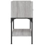 Mesitas noche 2 uds madera ingeniería gris Sonoma 40,5x31x60 cm de vidaXL, Mesitas de noche - Ref: Foro24-825900, Precio: 70,...