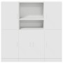 Mueble de cocina 3 piezas madera contrachapada blanca